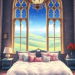 anime castle bedroom