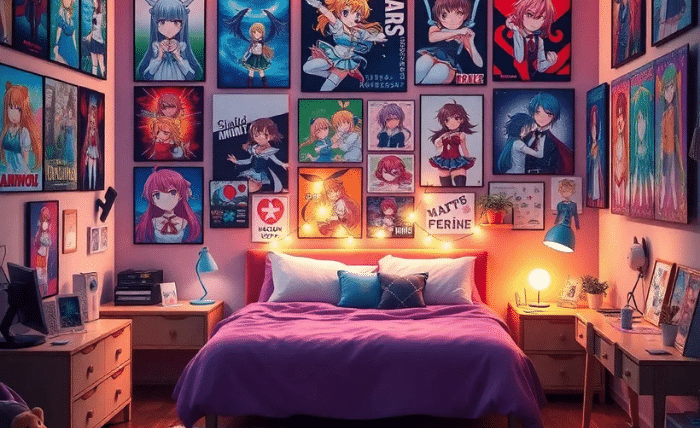 anime posters for bedroom