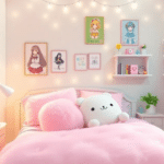 cute anime girl bedroom