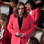 Representative Sarah McBride excessively for Republican colleague during the committee hearing